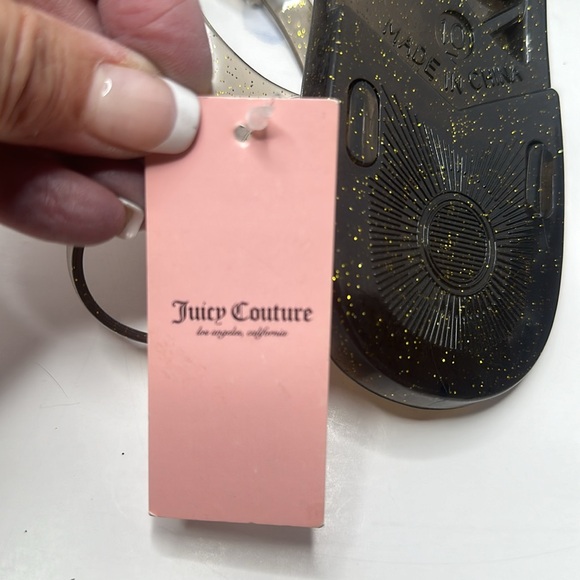 JUICY COUTURE JELLY FLIP FLOP NEW w/TAG HOLLANDER STYLE PLATIC THONGS 10 M - Picture 6 of 9